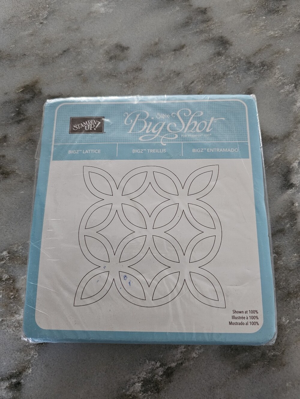 Stampin Up Sizzix Bigz Lattice Die 115958 Big Shot New Sealed Retired Trellis